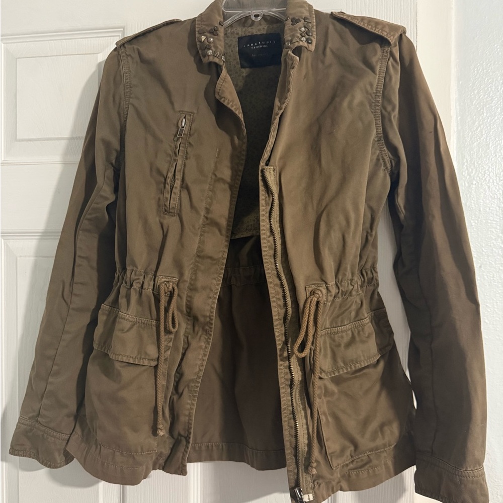 Sanctuary Olive Utility Anorak Jacket